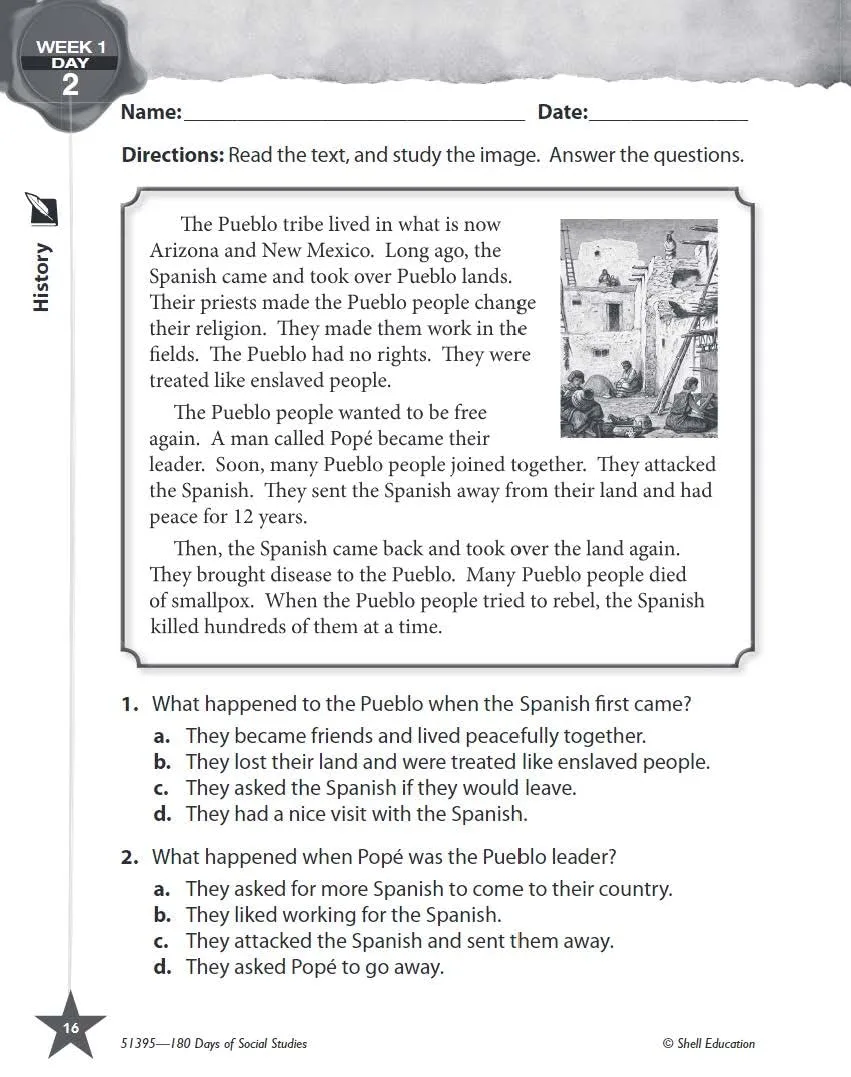 180 Days: Social Studies, Civics for 3rd Grade Practice Workbook for Classroom and Home