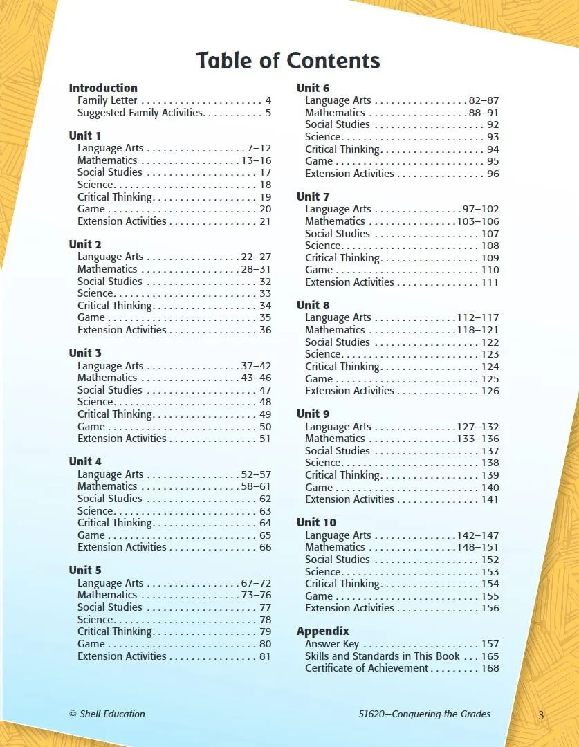 Shell Education Conquering The Grades, Grade 1, Red