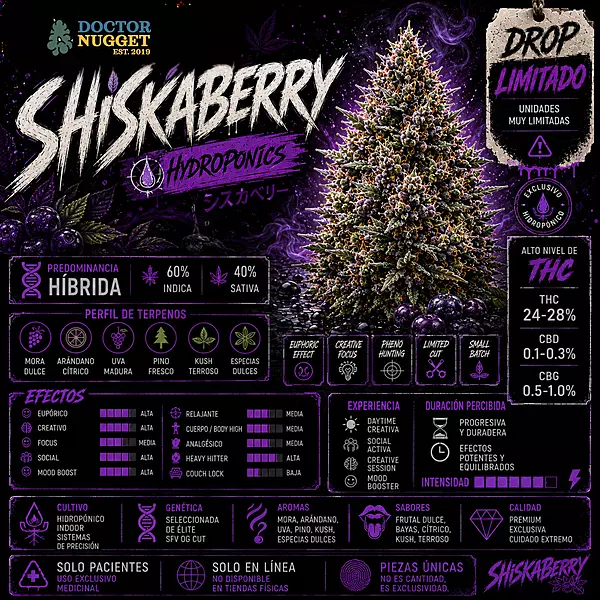 Dr. Nugget Shiskaberry THC Flor
