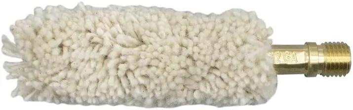 Shooter's Choice Cotton Bore Mop with Brass Stem, 8-32 Thread