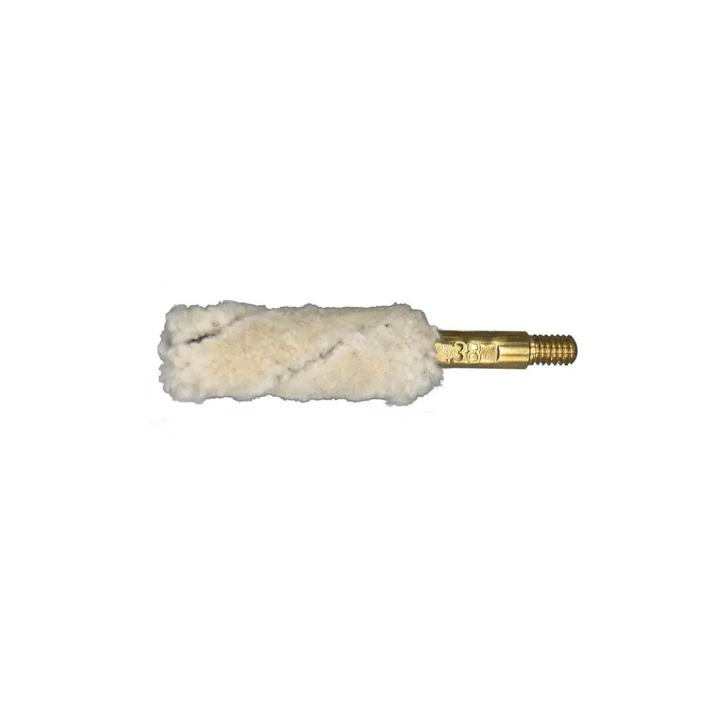 Shooter's Choice Cotton Bore Mop with Brass Stem, 8-32 Thread
