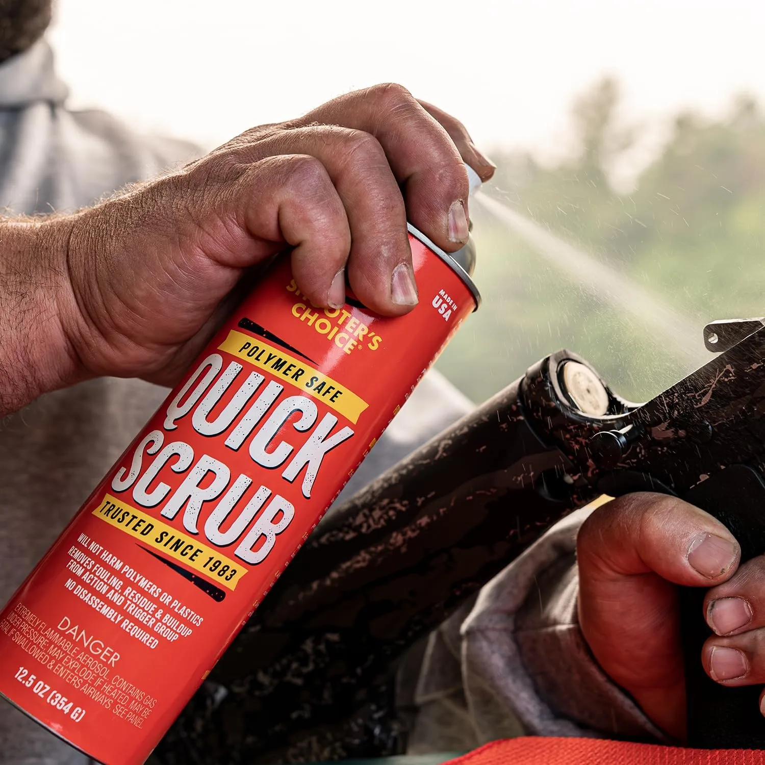 Shooter's Choice Polymer Safe Quick Scrub (12oz Aerosol)