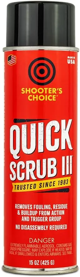 Shooter's Choice Quick Scrub III Aerosol Can, 15oz