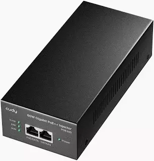 Cambium 60W 56V 10 Gigabit Ethernet PoE Injector
