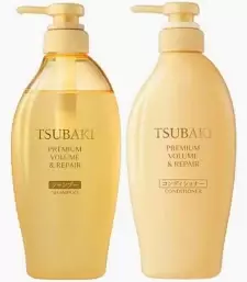 TSUBAKI Premium Volume & Repair Shampoo and Conditioner Set 450MLX2