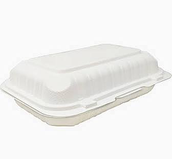 CONTAINER MFPP WHITE 9" x 6" (150/cs)