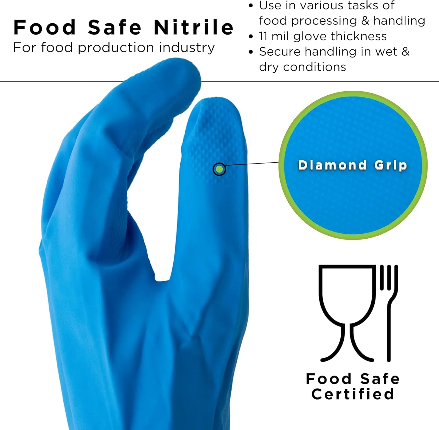 SHOWA 719B ChemRest Nitrile Chemical Resistant Glove
