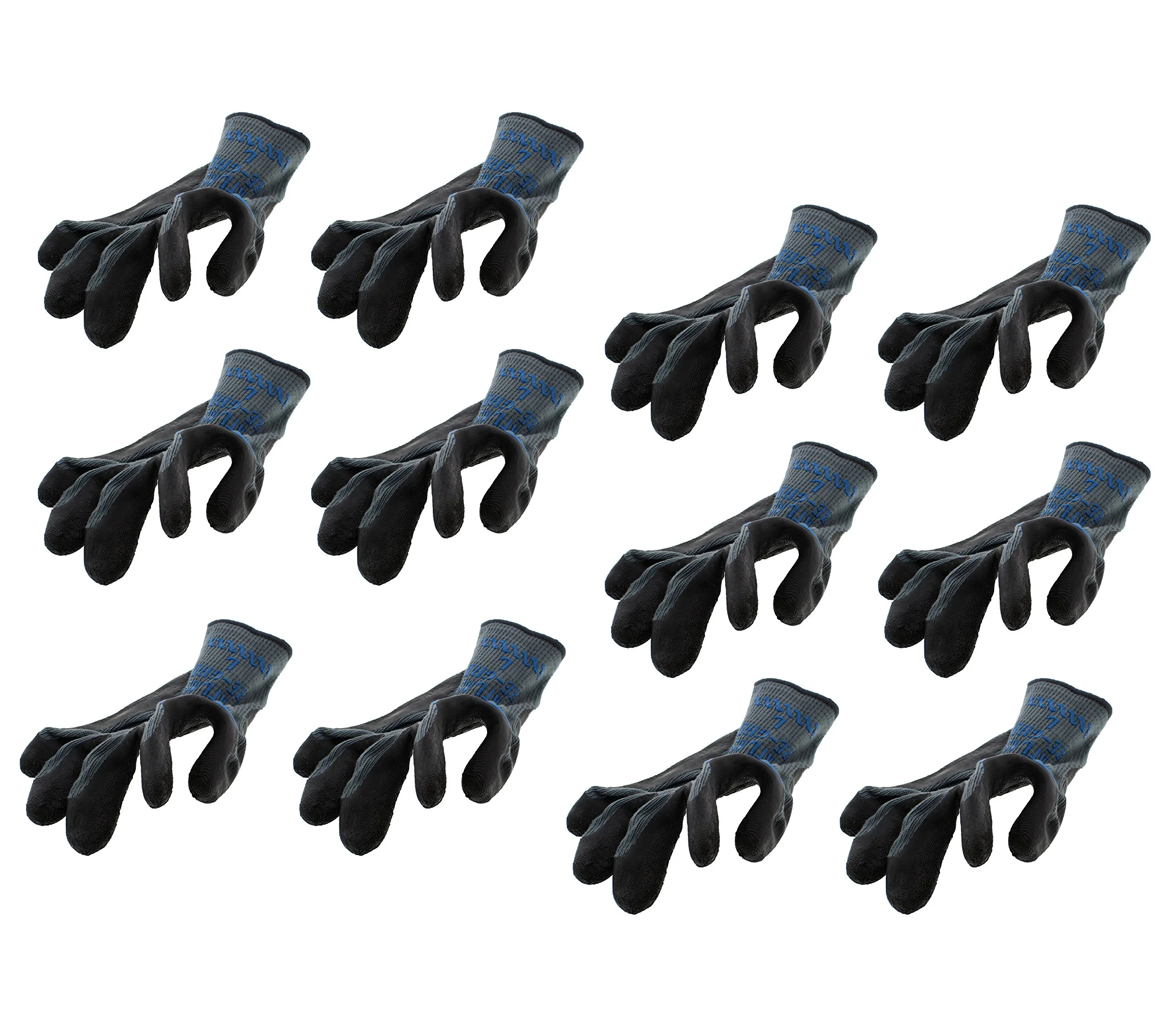 845-330L-09 Dispose Gloves Natural Rubberpalm Reinforced Large Size 9 Pack - 12