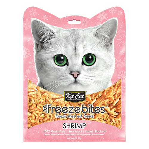 Kit Cat Freezebites Dried Shrimp 10g Kit Cat Freezebites Dried Shrimp 10g