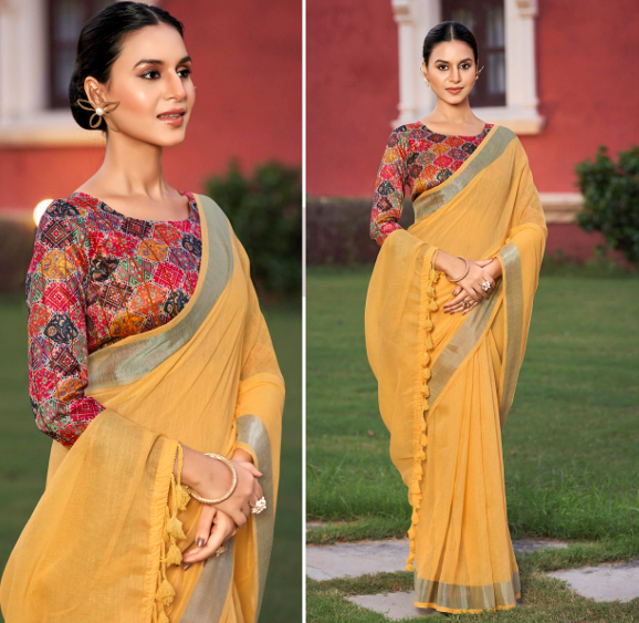 Shreya Linen Light Blue