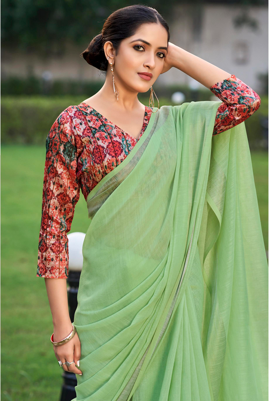 Shreya Linen Light Blue