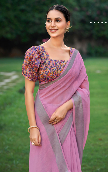 Shreya Linen Saree