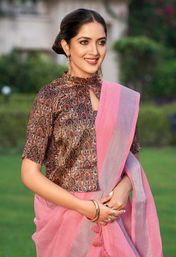 Shreya Linen Light Blue