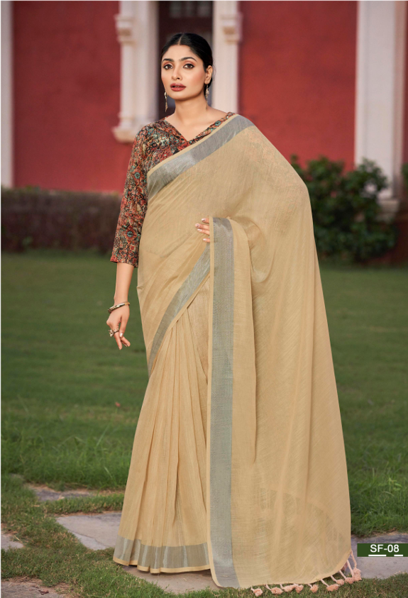 Shreya Linen Light Blue