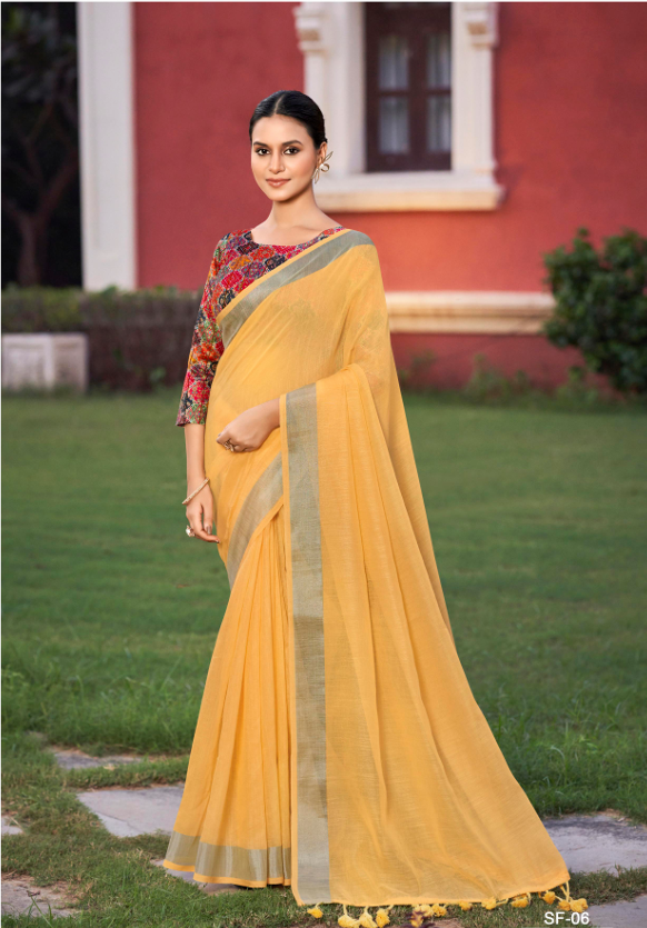 Shreya Linen Light Blue