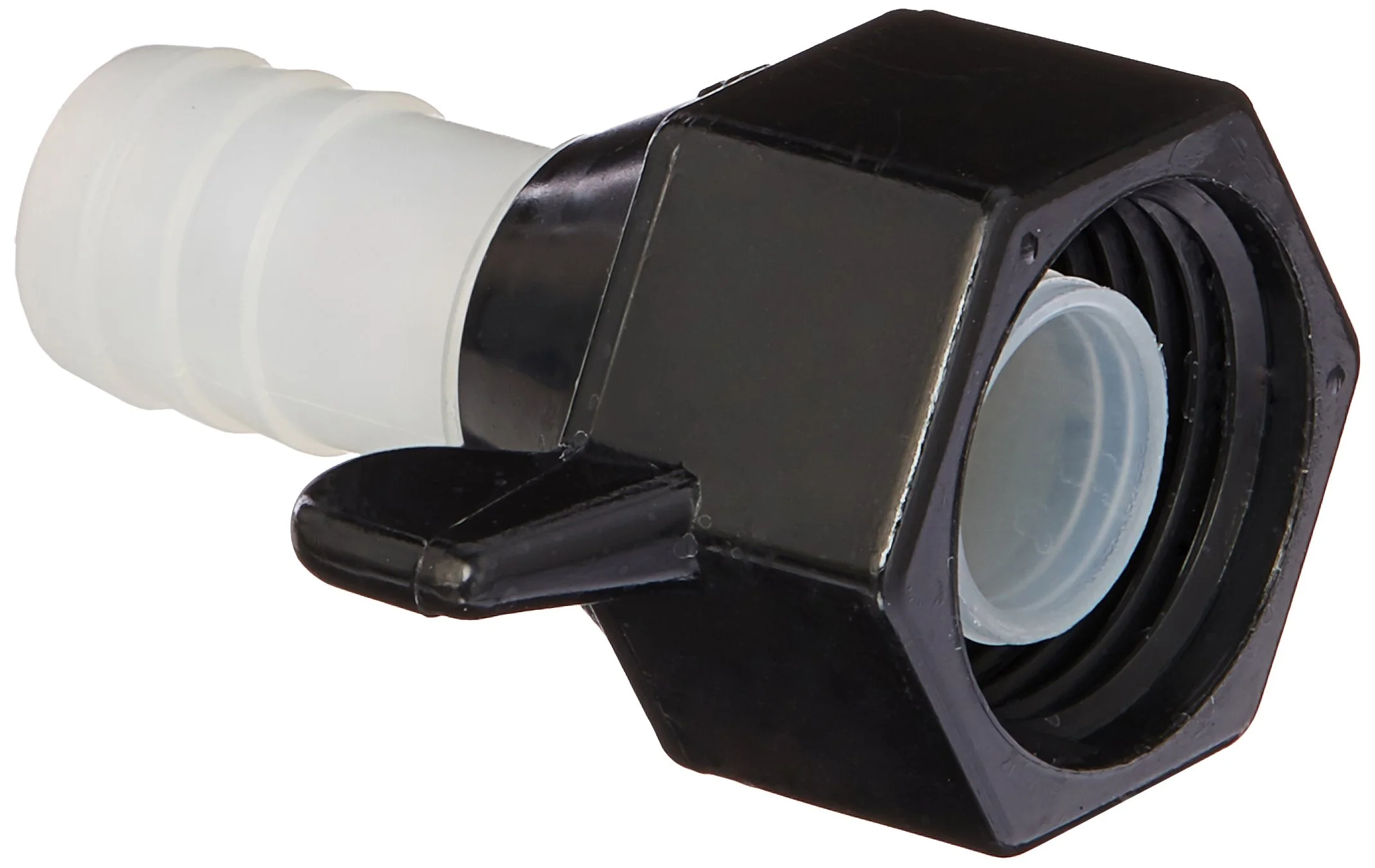 SHURFLO 244-2926 1/2 inch Barb Straight Wingnut Swivel Adapter