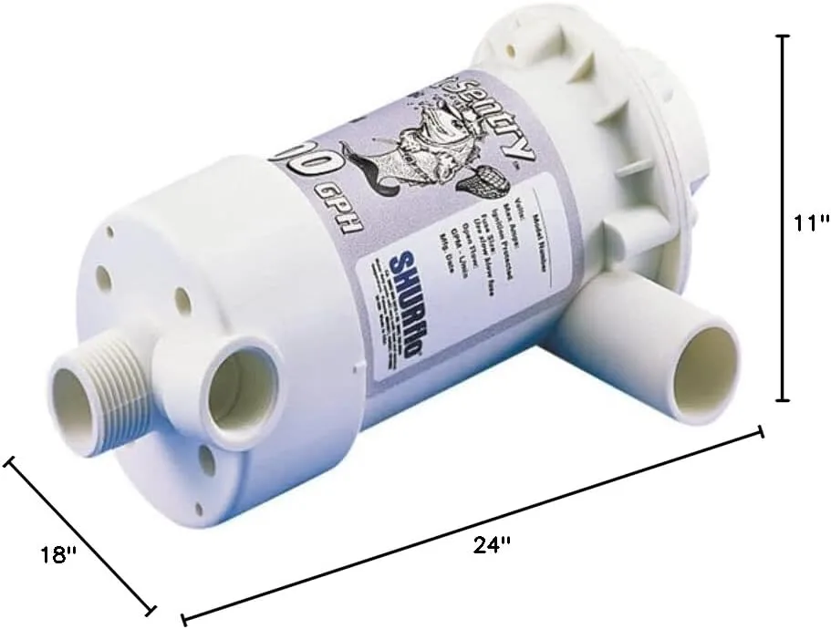Shurflo by Pentair BAIT SENTRY 800 Magnetic Drive Livewell Pump - 800 GPH