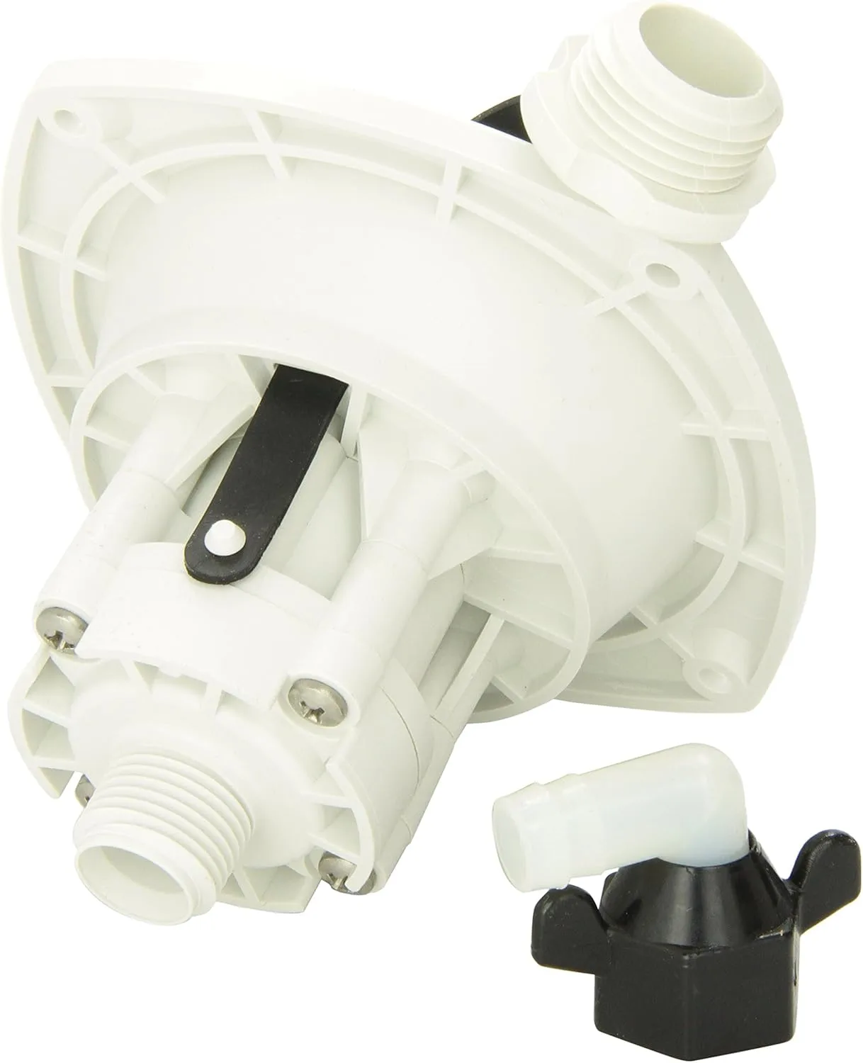 Shurflo by Pentair Pressure Reducing City Water Entry - Wall Mount - Gel White