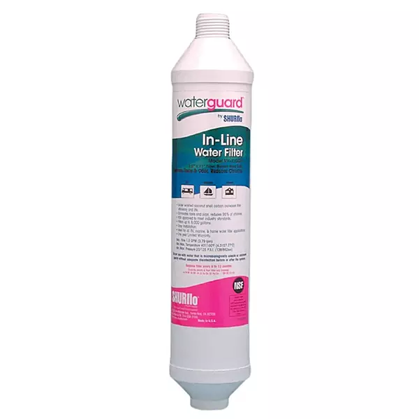 SHURFLO RV-210GH-A Waterguard 11" in-line Water Filter , White 1 Count (Pack of 1)