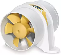 Shurflo by Pentair Yellowtail™ 4" Marine Blower - 12 VDC, 215 CFM