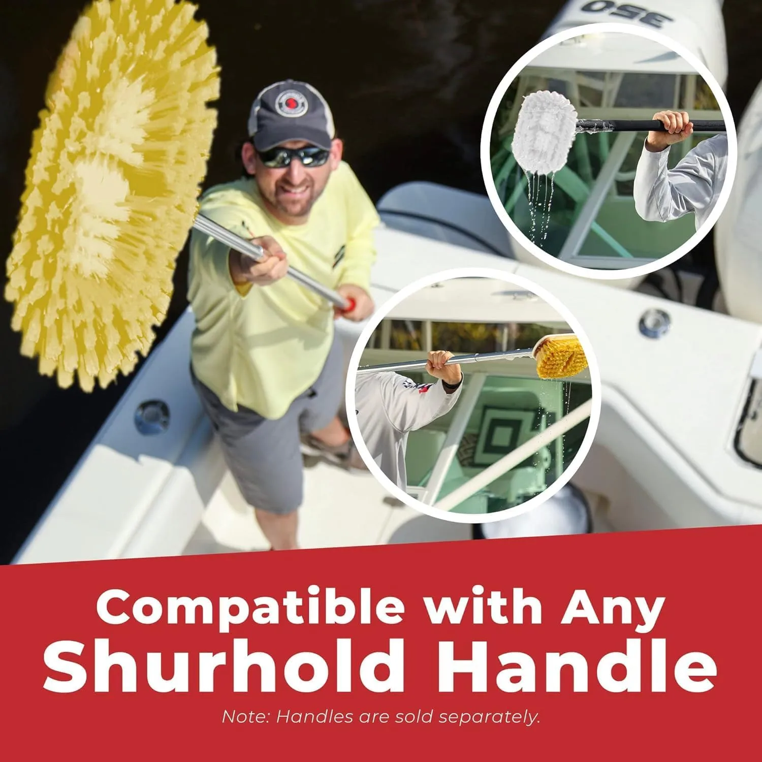 SHURHOLD 10" Deck Brush (Shur-Lok)
