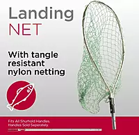 Shurhold 1820 17" x 20" x 30" Pear Shape Landing Net Red