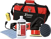 Shurhold 3101 Dual Action Random Orbital Car Boat Buffer Polisher Starter Kit with 16oz Pro Polish Wax & Sealant