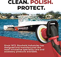 Shurhold 3101 Dual Action Random Orbital Car Boat Buffer Polisher Starter Kit with 16oz Pro Polish Wax & Sealant