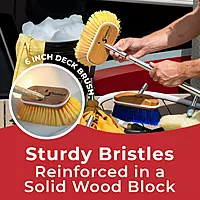 SHURHOLD 6" Deck Brush (Shur-Lok Flared Angled Head)