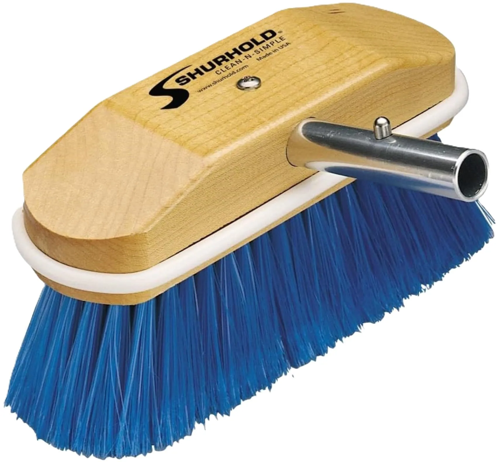 Shurhold 8" Nylon Soft Brush f/Windows, Hulls, & Wheels Extra Soft, Blue