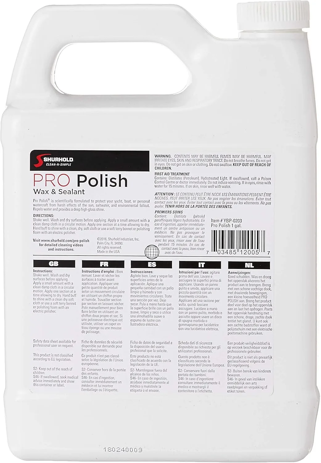 SHURHOLD Pro Polish Wax & Sealant