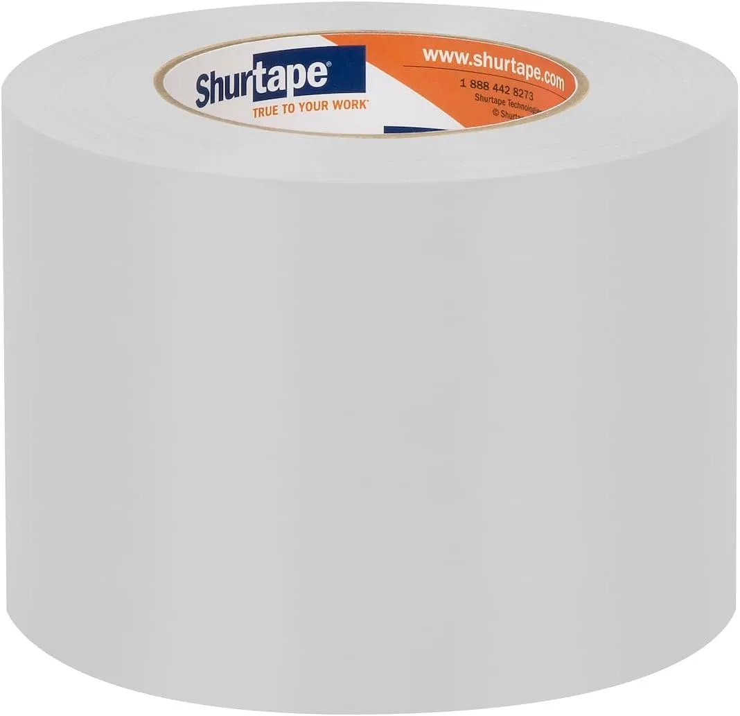 Shurtape UV-Resistant Marine Heat Shrink Tape - 96MM x 55M Roll - Straight Edge White