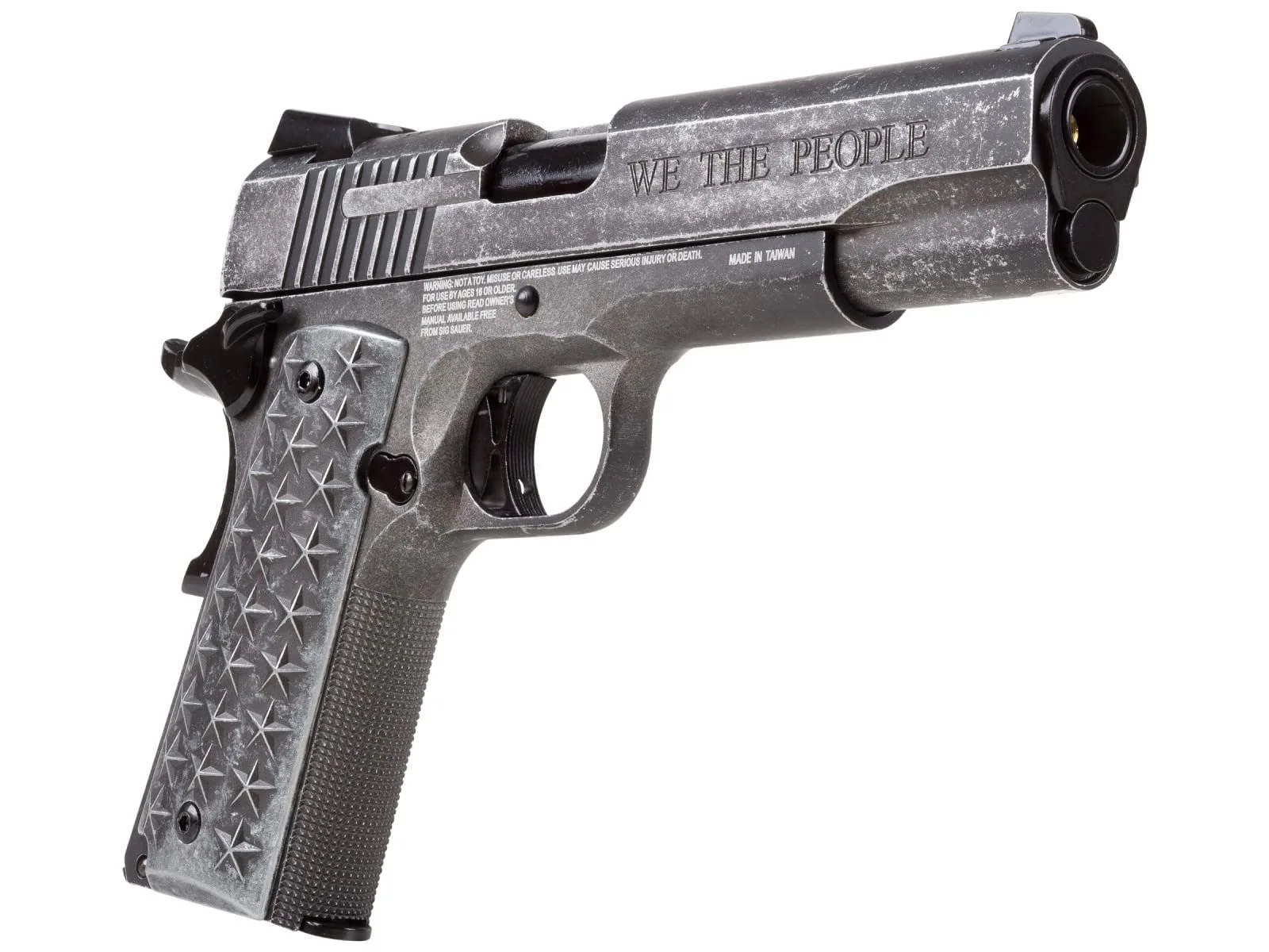 SIG SAUER 1911 CO2 4.5mm Steel BB Air Pistol - Full-Size Metal Frame