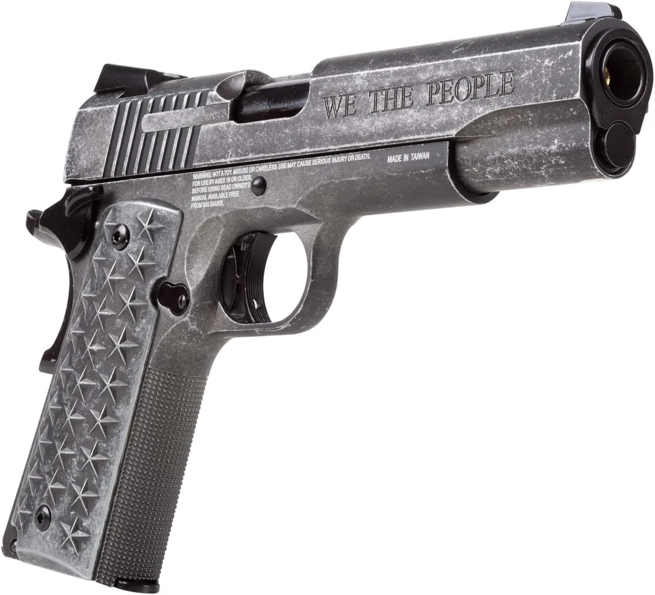 SIG SAUER 1911 CO2 4.5mm Steel BB Air Pistol - Full-Size Metal Frame
