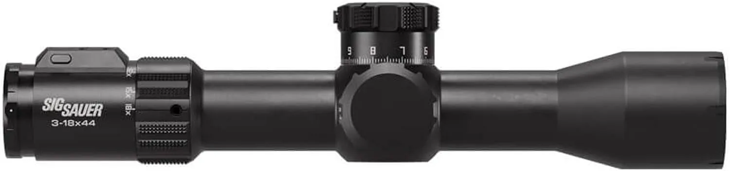 SIG SAUER BRAVO6T-BDX 3-18x44mm FFP Rifle Scope | HDX Glass with ZeroSync BDX eTRAK Dial | 35mm Tube Bluetooth Ballistic