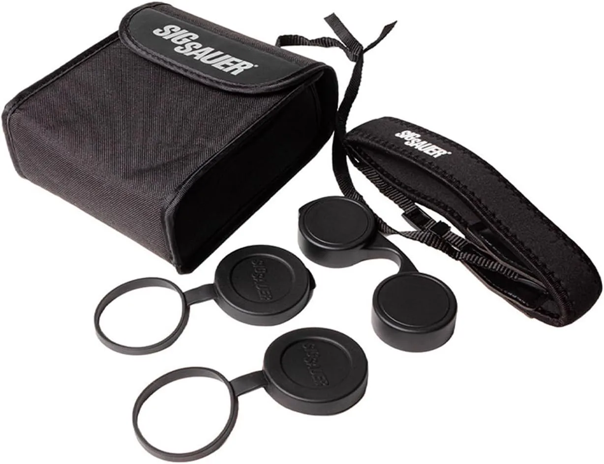 SIG SAUER Canyon HD Durable Fogproof Waterproof IPX-7 Rated Tripod-Adaptable Hunting Binoculars with Multicoated Lenses