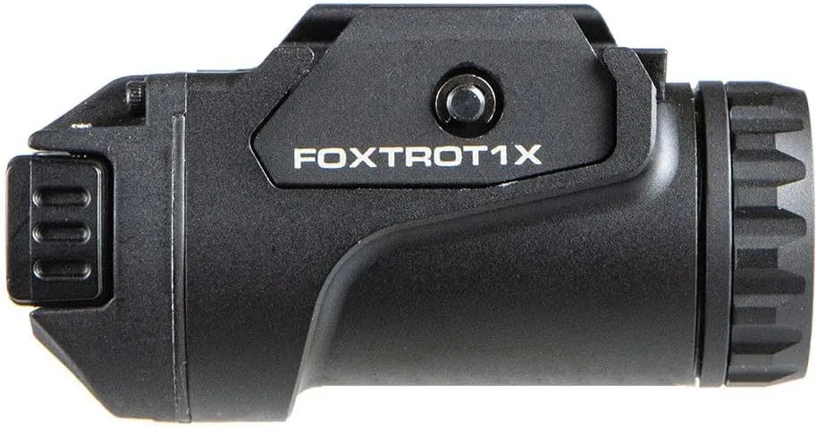 Sig Sauer Foxtrot1X 450 Lumens Compact Durable Tactical Rail-Mounted Handgun Flashlight with Ambidextrous Push-Button Side