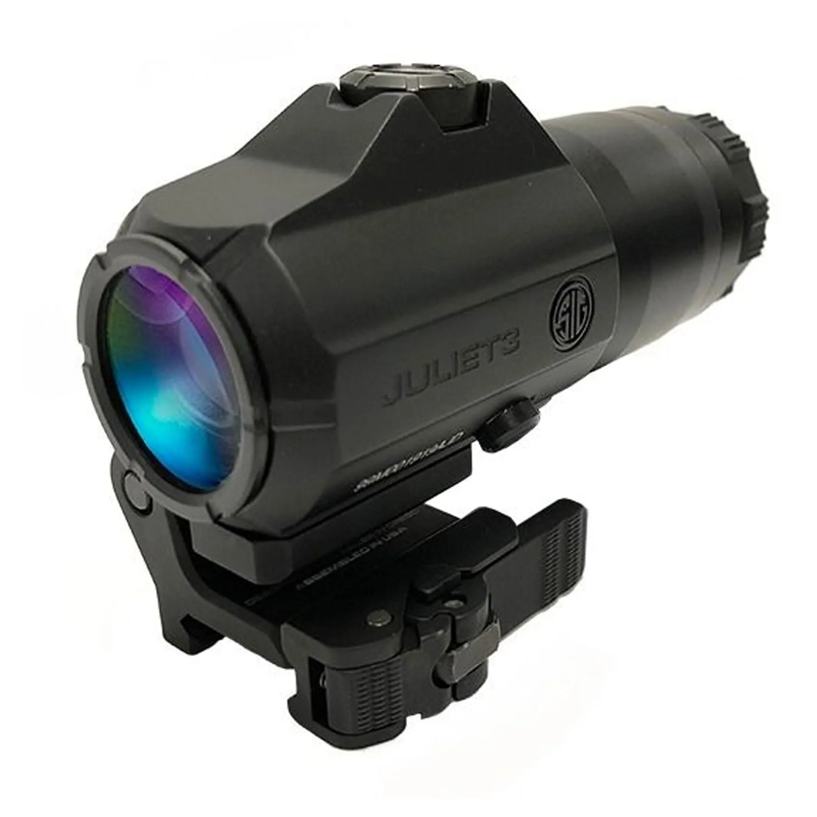 SIG SAUER Juliet3 3x24 mm Durable Compact Waterproof Magnifier | Powercam Quick Release Mount with Spacers