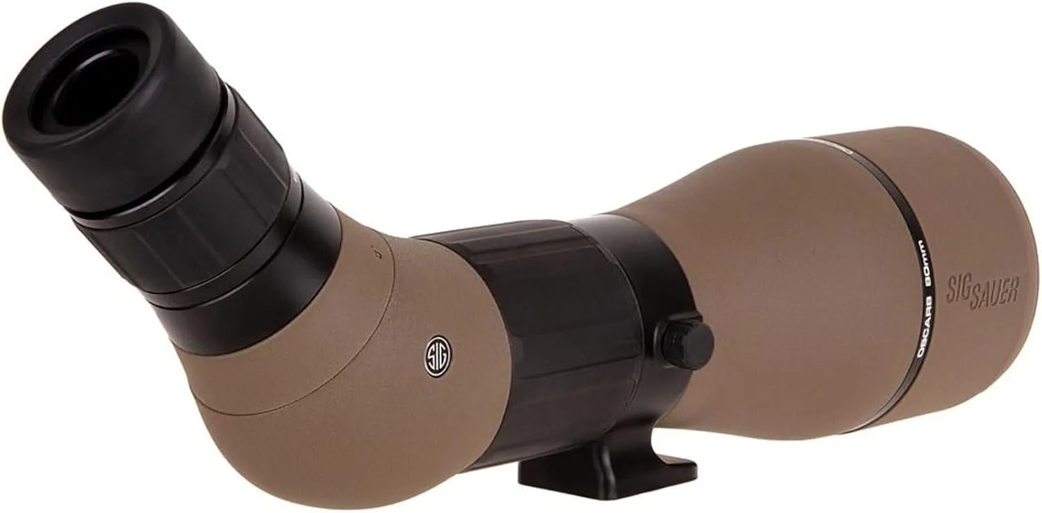 Sig Sauer OSCAR8 27-55x80mm Tactical Hunting Durable Lightweight Waterproof Fogproof 15 Inch Adjustable Aluminum Angled