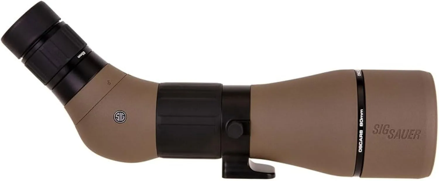 Sig Sauer OSCAR8 27-55x80mm Tactical Hunting Durable Lightweight Waterproof Fogproof 15 Inch Adjustable Aluminum Angled