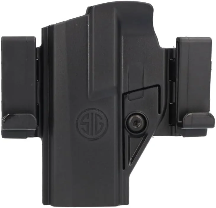 Sig Sauer P365/P365X/P365XL Ambidextrous IWB/OWB Concealed Carry Waistband Black Polymer Handgun Holster for Men & Women