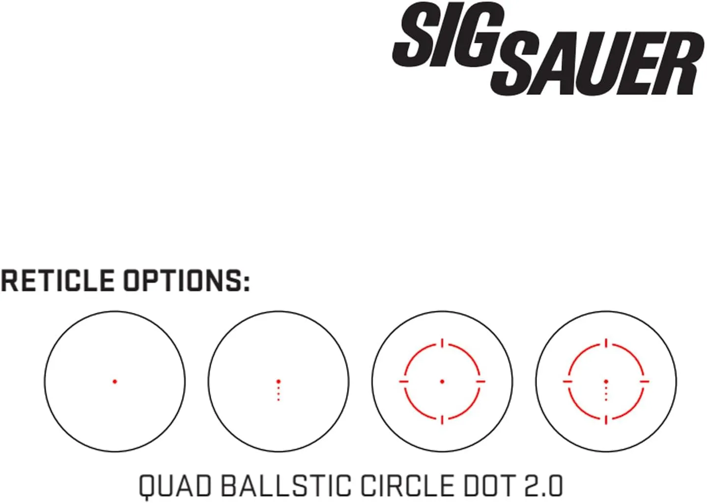 SIG SAUER ROMEO8T-AMR Red Dot Sight SOR8T101 | 1x40mm QBCD 2.0 MSAR Reticle | Ultra-Durable Waterproof Tactical Optic