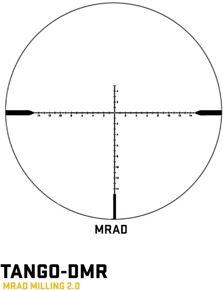 SIG SAUER Tango-DMR 3-18x44mm 34mm Tube FFP Illuminated Milling 2.0 Riflescope