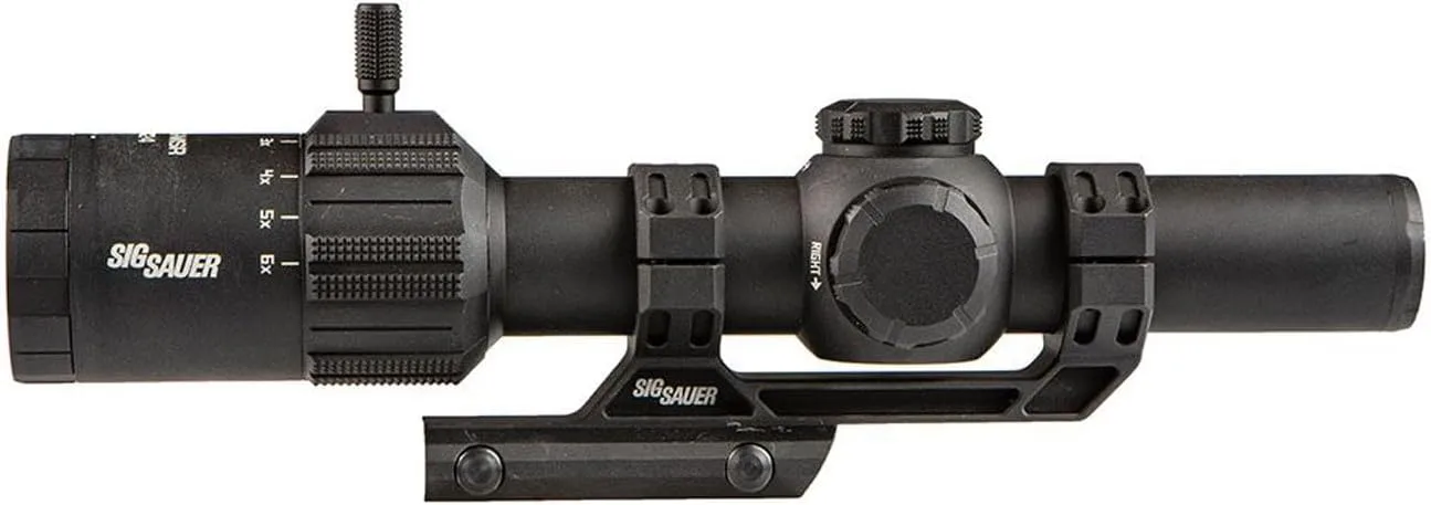SIG SAUER Tango-MSR LPVO 1-6x24mm Waterproof Fogproof Rugged Tactical Hunting Rifle Scope | Second Focal Plane/SFP/F2