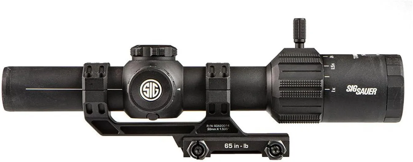 SIG SAUER Tango-MSR LPVO 1-6x24mm Waterproof Fogproof Rugged Tactical Hunting Rifle Scope | Second Focal Plane/SFP/F2