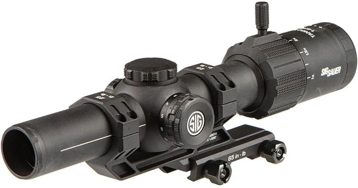 SIG SAUER Tango-MSR LPVO 1-6x24mm Waterproof Fogproof Rugged Tactical Hunting Rifle Scope | Second Focal Plane/SFP/F2
