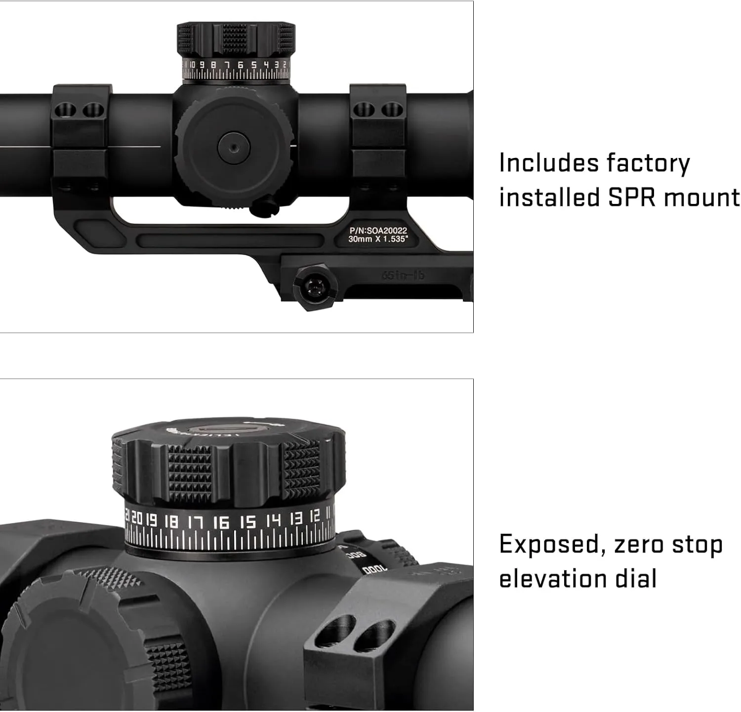 SIG SAUER Tango-SPR 4-16x44mm 30mm Tube Second Focal Plane/SFP/F2 Shockproof Waterproof Fogproof Tactical Riflescope | MOA