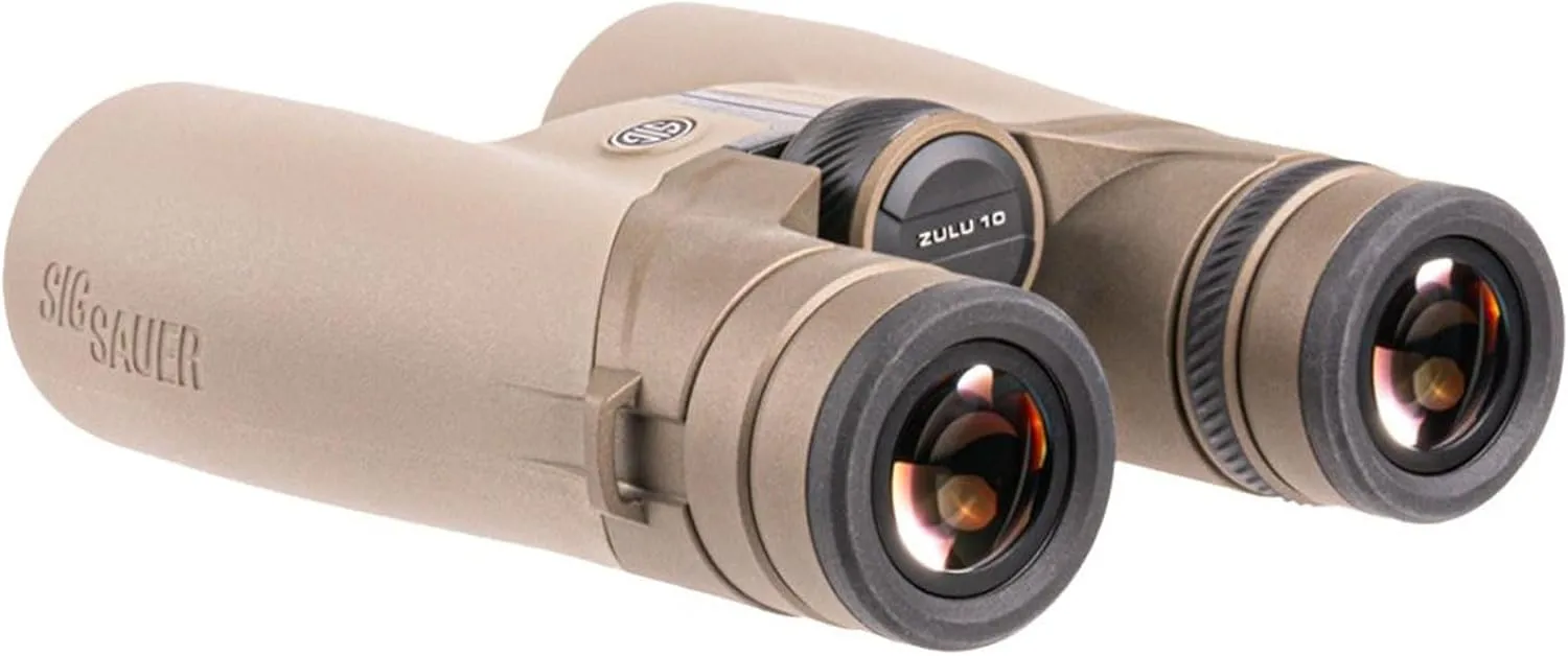 SIG SAUER ZULU10 HDX Binoculars, Abbe-Koenig Prism, Waterproof, Flat Dark Earth