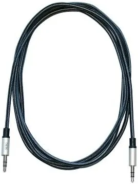 SIIG 10 Feet (3M) Fabric Woven Braided 3.5mm Stereo Aux Extension Cable for Smartphones or Tablets, Durable and Tangle-free