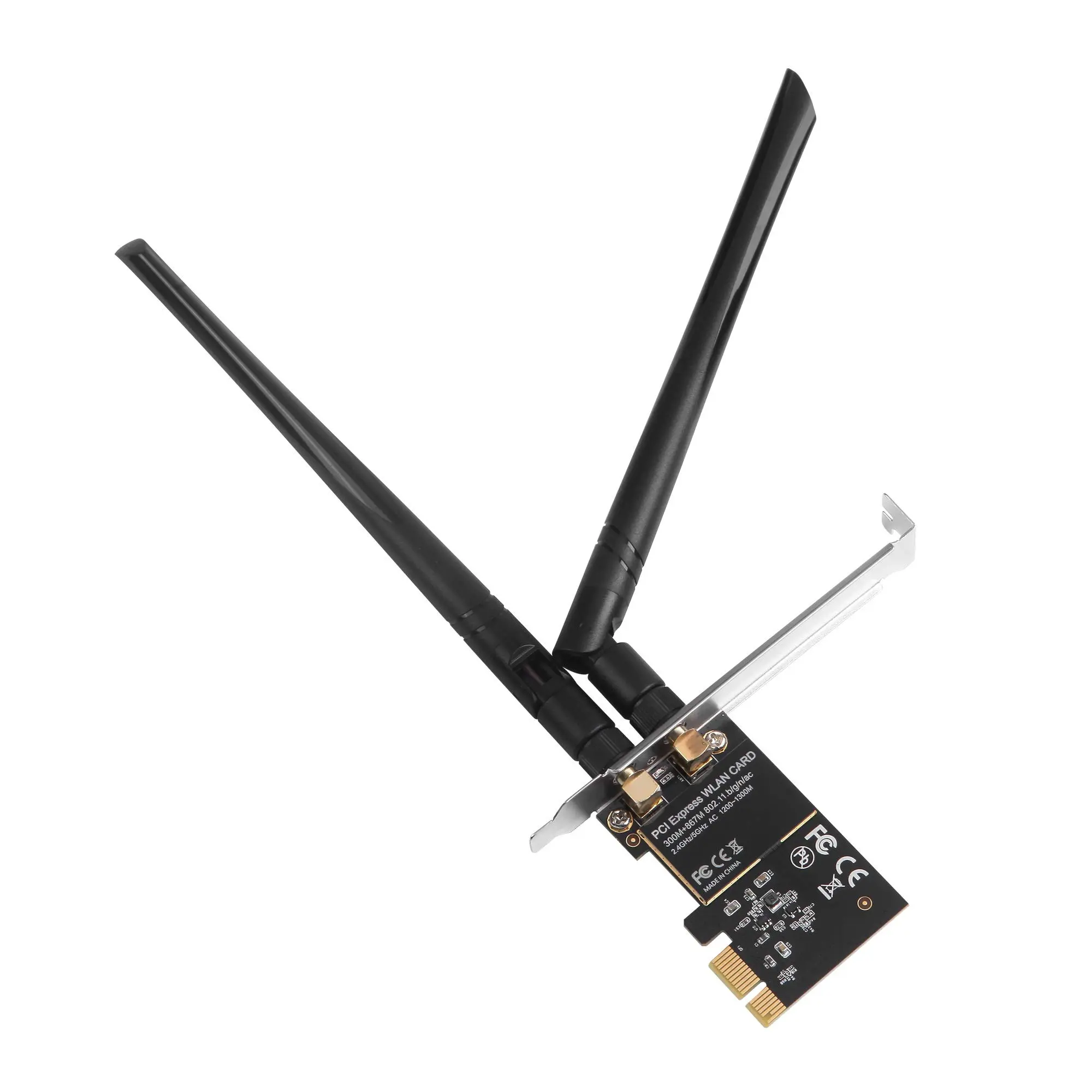 SIIG Wireless 2T2R Dual Band WiFi Ethernet PCIe Card - AC1200 LB-WR0011-S1